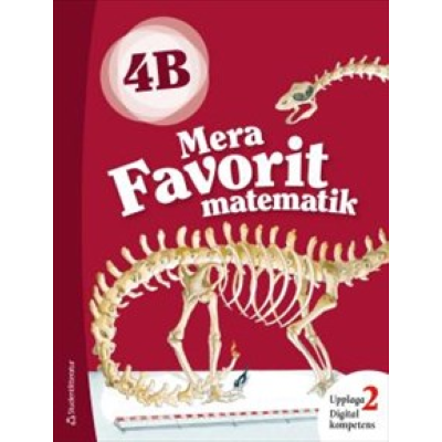 Omslagsbild Mera Favorit matematik 4B Elevpaket - Digitalt + Tryckt