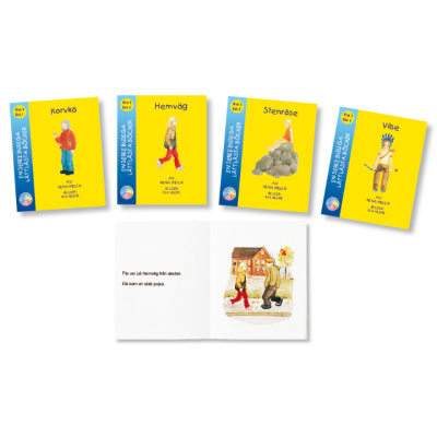 Omslagsbild Pastellserien Nivå 3 Bok 1-4