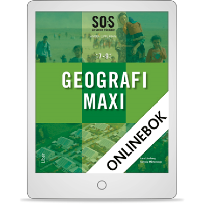 Omslagsbild SO-serien Geografi Maxi Onlinebok