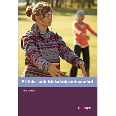 Personer utför yoga i en park.