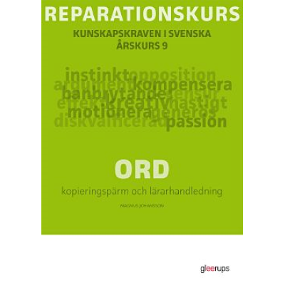 Reparationskurs Ord Kop pärm + Lhl.