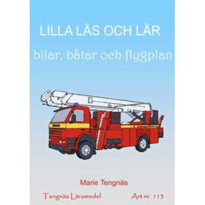 Omslagsbild Lilla läs och lär-bilar, båtar och flygplan