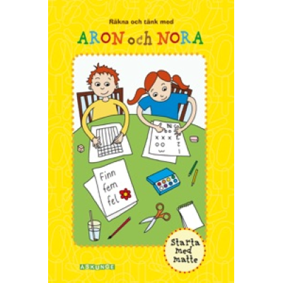 Omslagsbild Räkna och tänk med Aron och Nora