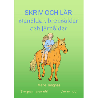 Omslagsbild- Skriv och lär- stenåldern