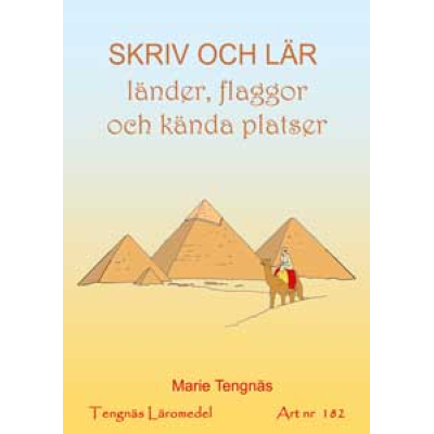 Omslagsbild- Skriv och lär;länder och flaggor