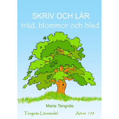 Omslagsbild- Skriv och lär;Träd