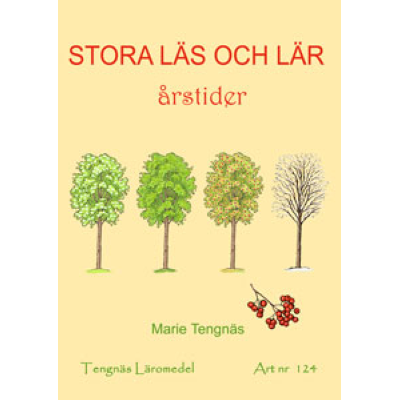 Omslagsbild Stora läs och lär- årstider