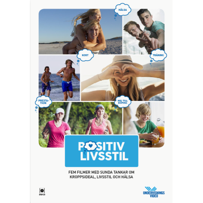 Personer i olika situationer, på stranden, ute och springer.