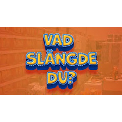 Vad slängde du står skrivet i text på bilden.