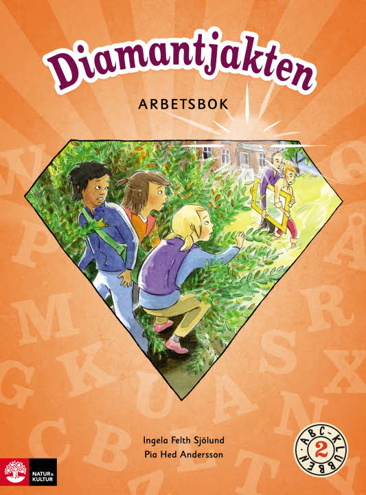 Omslagsbild för ABC-klubben åk 2 Diamantjakten Arbetsbok