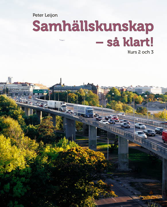 Omslag till Samhällskunskap - så klart! Kurs 2 och 3.